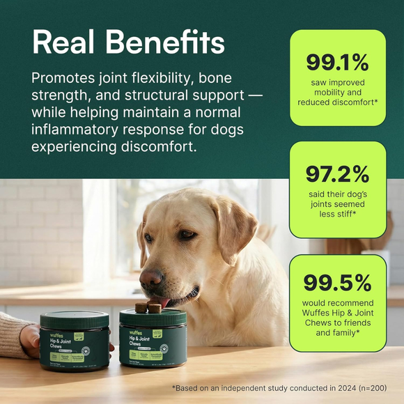 Wuffes Hip & Joint Chews for Dogs - Dog Treats 5