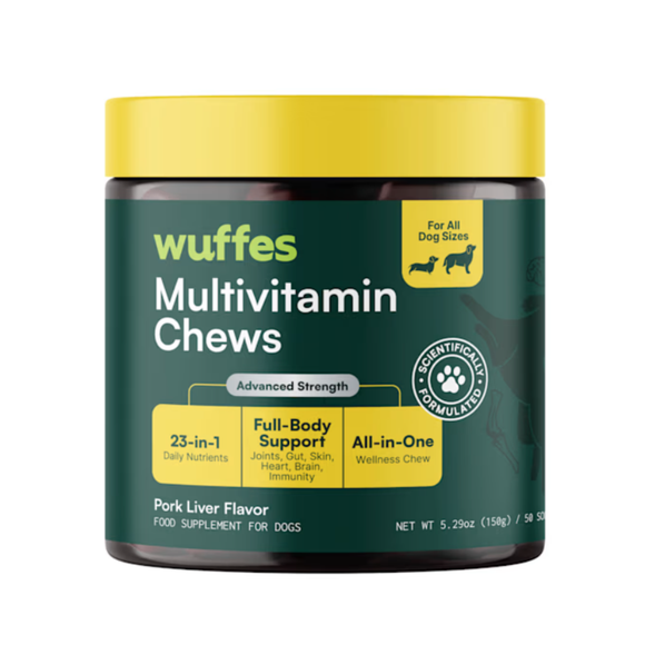 Wuffes Multivitamin Chews for Dogs (50 chews) - Dog Treats 1