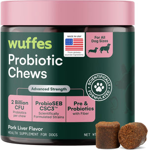 Wuffes Probiotic Chews for Dogs (50 chews) - Dog Treats 1