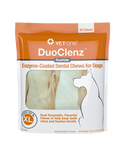 DuoClenz Enzyme-Coated Rawhide Dental Chews for Dogs