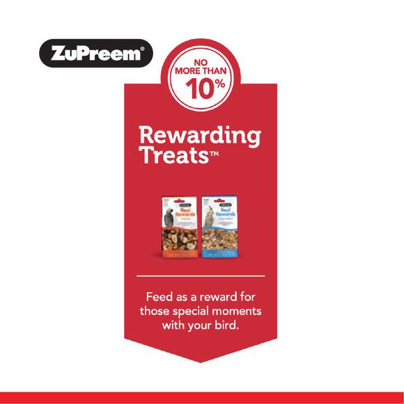 Zupreem Real Rewards Orchard Mix Treat for Parrots and Conures, 6-oz