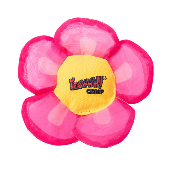 Yeowww! Daisy’s Flower Tops Catnip Cat Toy - Pink - Catnip Toys 3