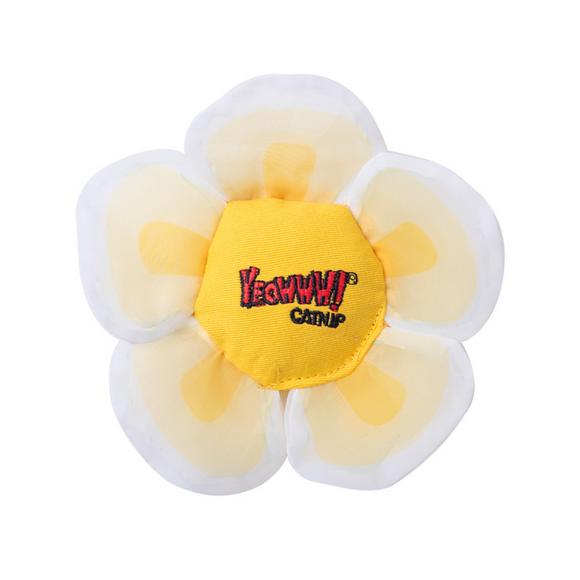 Yeowww! Daisy’s Flower Tops Catnip Cat Toy - White - Catnip Toys 5