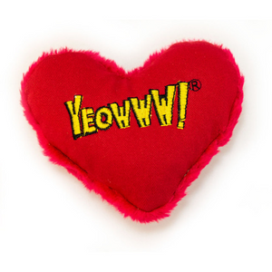 Yeowww! Hearrrt Attack ’Happy Kitty’ Catnip Cat Toy - Cat Toys 2