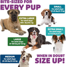 Yummy Combs Dental Flossing Treats for Extra-Large Dogs 100lbs+ (6 Count) - Dog Dental Chews & Treats 4