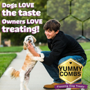 Yummy Combs Dental Flossing Treats for Extra-Large Dogs 100lbs+ (6 Count) - Dog Dental Chews & Treats 7