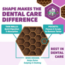 Yummy Combs Dental Flossing Treats for Extra-Large Dogs 100lbs+ (6 Count) - Dog Dental Chews & Treats 2