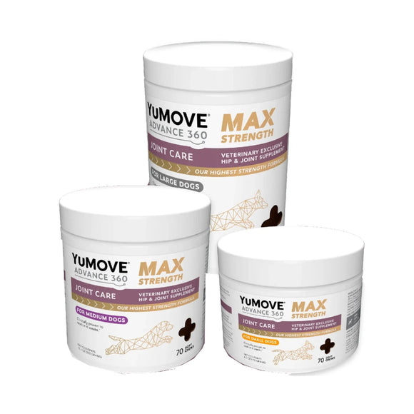 YuMove Advance 360 Max Strength Hip and Joint Supplement For Dogs (70 Soft Chews)