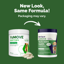 new packaging of YuMOVE Hip & Joint Health Tablets for Dogs