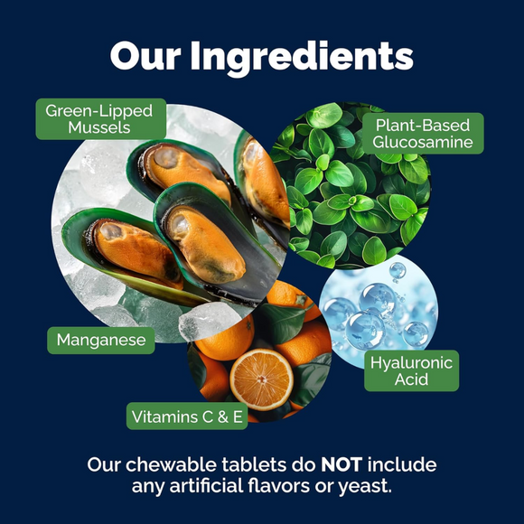 ingredients of YuMOVE Hip & Joint Health tablets