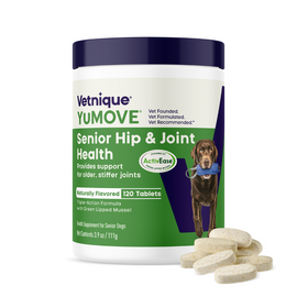 YuMOVE Senior Hip & Joint Health Tablets for Dogs - 120 Ct - Dog Joint & Hip Supplements 1