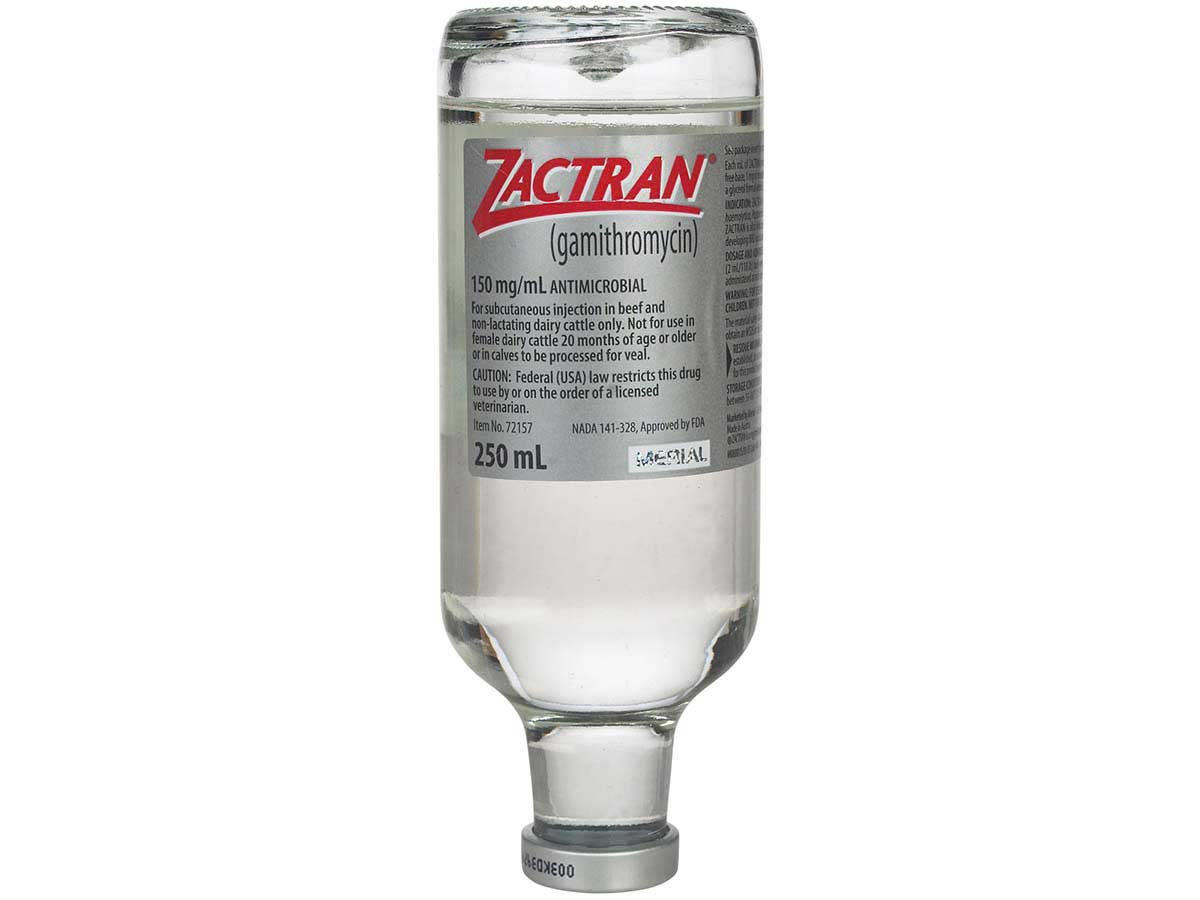 Zactran Bovine Respiratory Disease Injection for Cattle