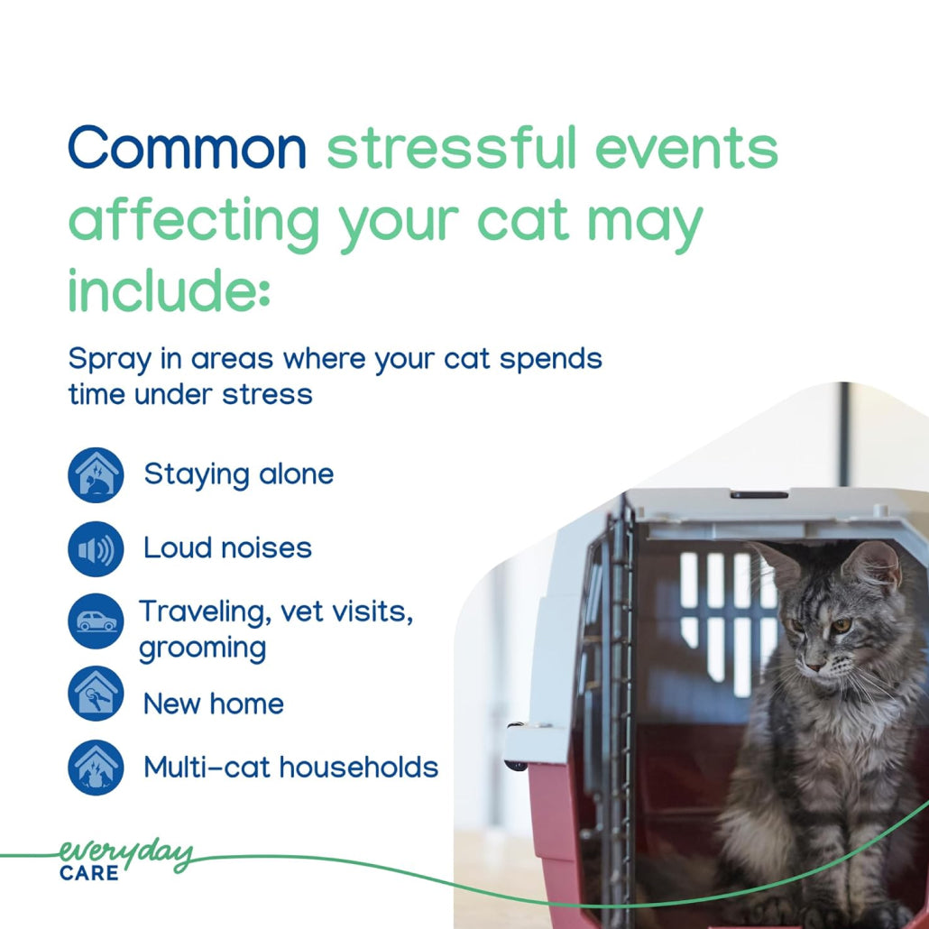 Virbac Zenifel Spray for Reducing Cat Stress and Anxiety