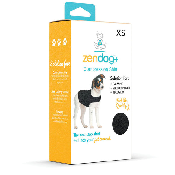ZenPet ZenDog Plus Compression Shirt for Dogs - X-Small - Dog Apparel & Accessories 1