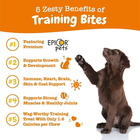 Zesty paws All-in-One Bacon Flavored Multivitamin Training Bites for Dogs (8 oz) - Training Dog Treats 4