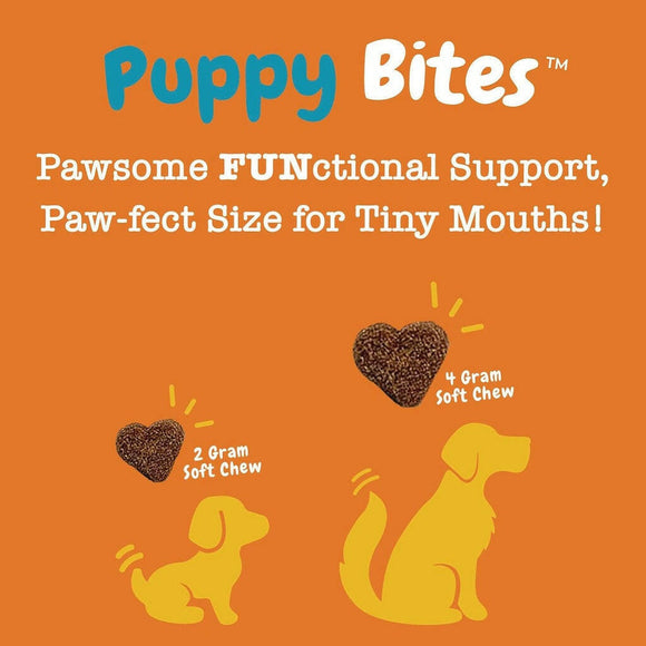 Zesty Paws Puppy Multivitamin Bites Chicken Probiotic Support For Small Dogs (90 ct)