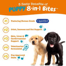 Zesty Paws Puppy Multivitamin Bites Chicken Probiotic Support For Small Dogs (90 ct)