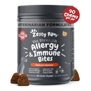 Zesty Paws Vet Strength Aller-Immune Bites Smoked Cheese Flavored Immune Support Chews for Dogs (90 ct) - Dog Immune &