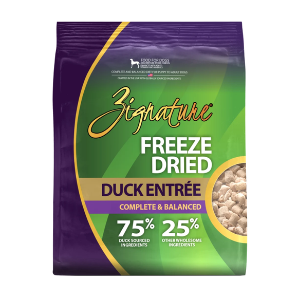 Zignature Duck Entree Freeze-Dried Dog Food - Dog Food 1