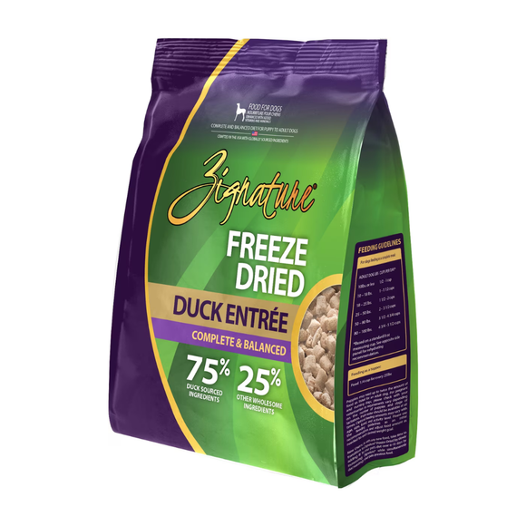 Zignature Duck Entree Freeze-Dried Dog Food - Dog Food 9