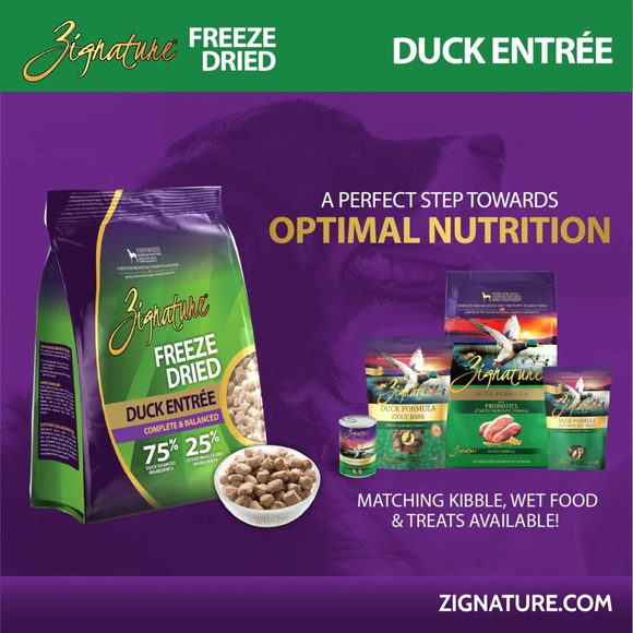 Zignature Duck Entree Freeze-Dried Dog Food - Dog Food 3