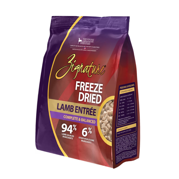 Zignature Lamb Entree Freeze-Dried Dog Food - Dog Food 9