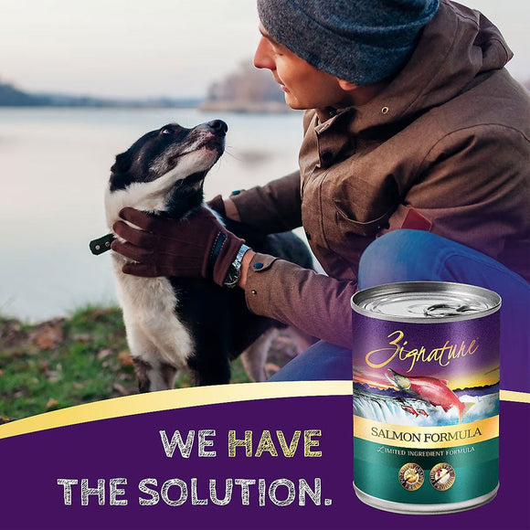 Zignature Limited Ingredient Formula Canned Dog Food 13-oz case of 12 - Dog Food 22