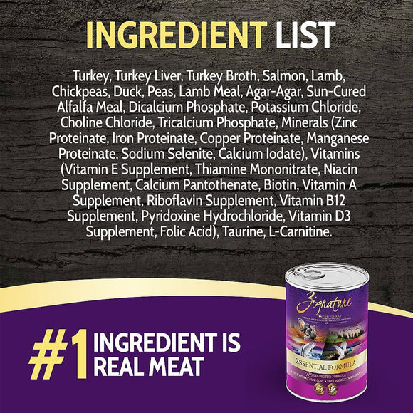 Zignature Limited Ingredient Formula Canned Dog Food 13-oz case of 12 - Dog Food 54