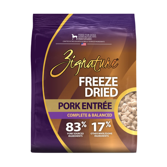 Zignature Pork Entree Freeze-Dried Dog Food - Dog Food 1