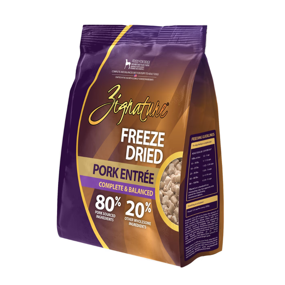 Zignature Pork Entree Freeze-Dried Dog Food - Dog Food 10