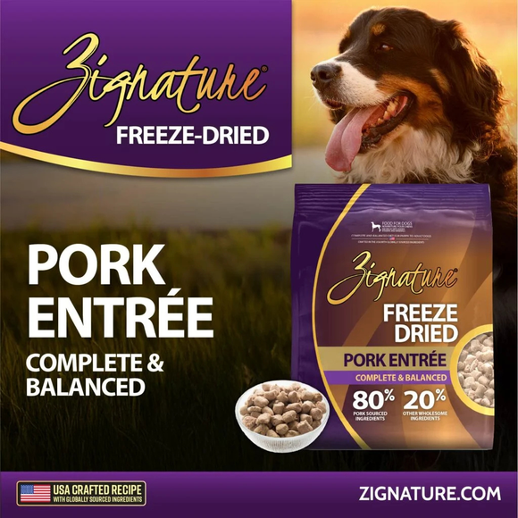 Zignature Pork Entree Freeze-Dried Dog Food - Dog Food 2