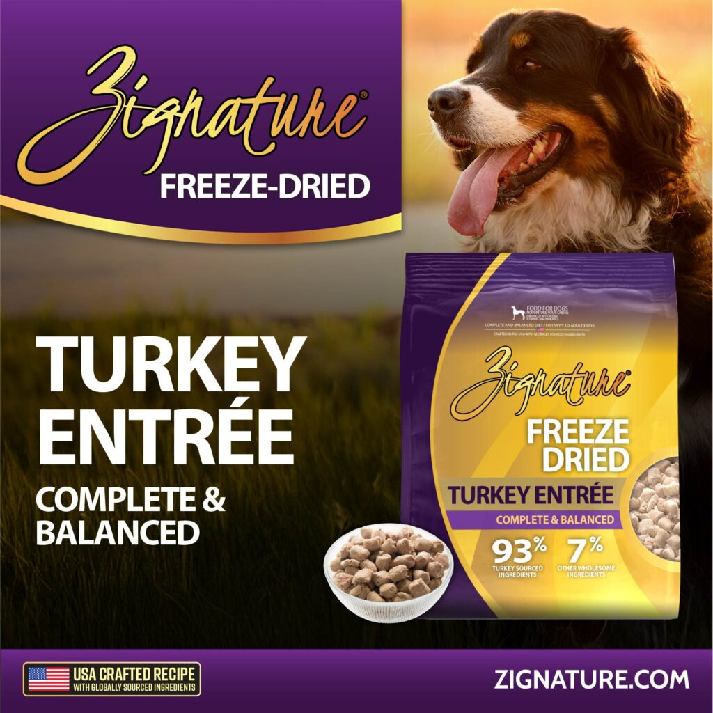 Zignature Turkey Entree Freeze-Dried Dog Food