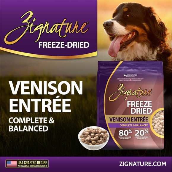 Zignature Venison Entree Freeze-Dried Dog Food - Dog Food 2