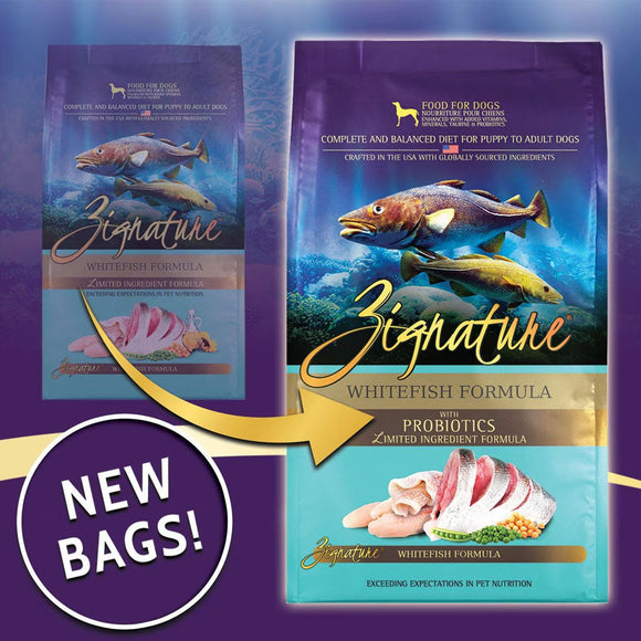 Zignature Whitefish  Formula Dry Dog Food
