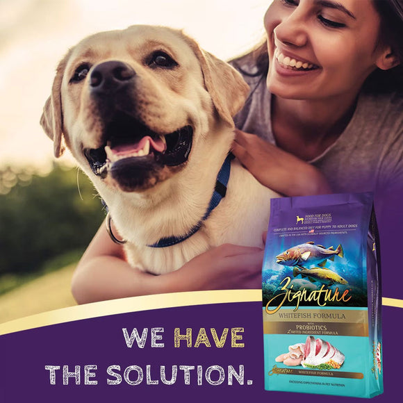 Zignature Whitefish  Formula Dry Dog Food