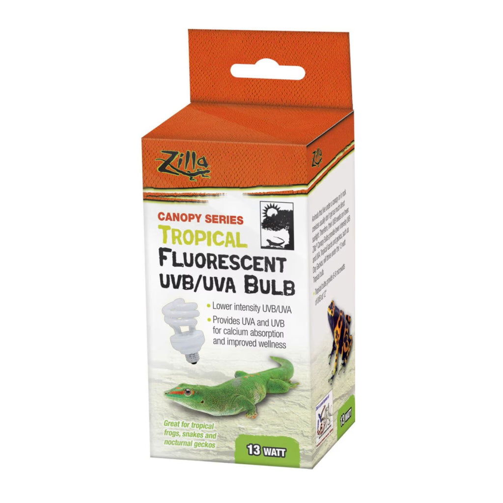 Zilla Canopy Series Fluorescent UVB/UVA Bulb for Reptiles
