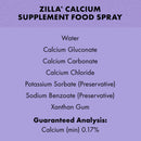 Zilla Food Calcium Supplement Spray For Reptile (8 oz)