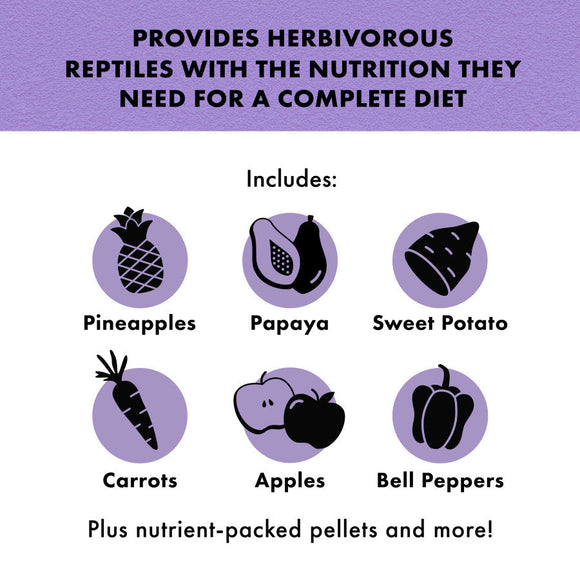 Zilla Medley Diet Herbivore Mix 4-oz - Reptile & Amphibian Food 4