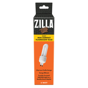 Zilla Mini Compact Fluorescent Bulbs 6-watts - Dessert - Reptile & Amphibian Habitat Heating & Lighting 1