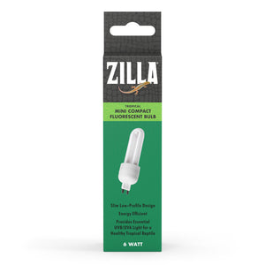 Zilla Mini Compact Fluorescent Bulbs 6-watts - Tropical - Reptile & Amphibian Habitat Heating & Lighting 2