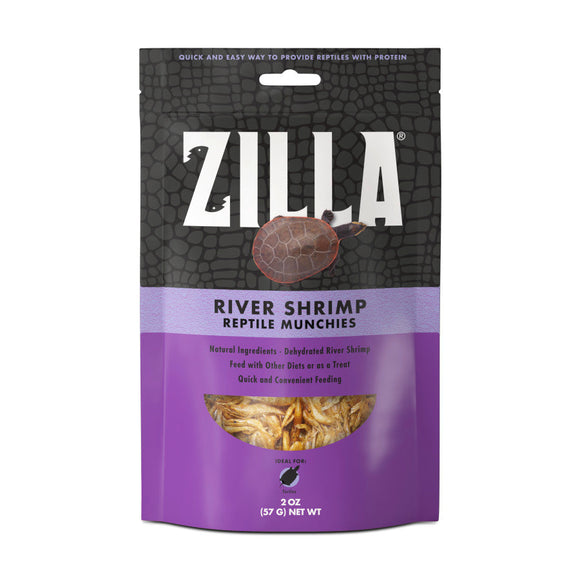Zilla Reptile Munchies River Shrimp 2-oz - Reptile & Amphibian Food 1