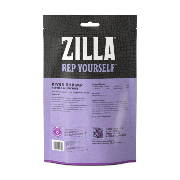 Zilla Reptile Munchies River Shrimp 2-oz - Reptile & Amphibian Food 10