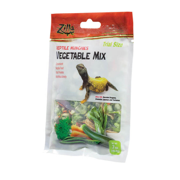 Zilla Reptile Munchies Vegetable Mix 0.7-oz - 0.7 - oz - Reptile & Amphibian Food 1