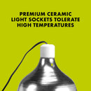 Zilla Silver Reflector Dome 8.5-in - Reptile & Amphibian Habitat Heating & Lighting 3