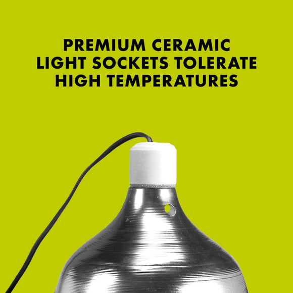 Zilla Silver Reflector Dome 8.5-in - Reptile & Amphibian Habitat Heating & Lighting 3