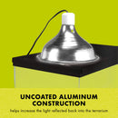 Zilla Silver Reflector Dome 8.5-in - Reptile & Amphibian Habitat Heating & Lighting 5