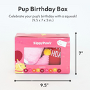 Zippy Paws Birthday Box Interactive Plush Toy for Dogs (3 pc) - Plush Dog Toys 6