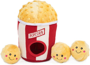 Zippy Paws Burrow Popcorn Bucket - Dog Toys 1