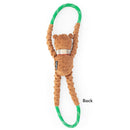 Zippy Paws Charity RopeTugz Bear Pull Toy For Dog (Large)