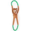 Zippy Paws Charity RopeTugz Bear Pull Toy For Dog (Large)